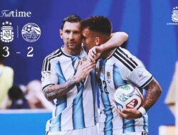 Argentina vs Mesir Berakhir 3-2: Comeback Dramatis Lionel Messi ke Perempat Final