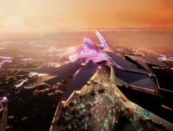 Piala Dunia 2034: Arab Saudi Pamer Stadion 350 Meter di Neom yang Futuristik